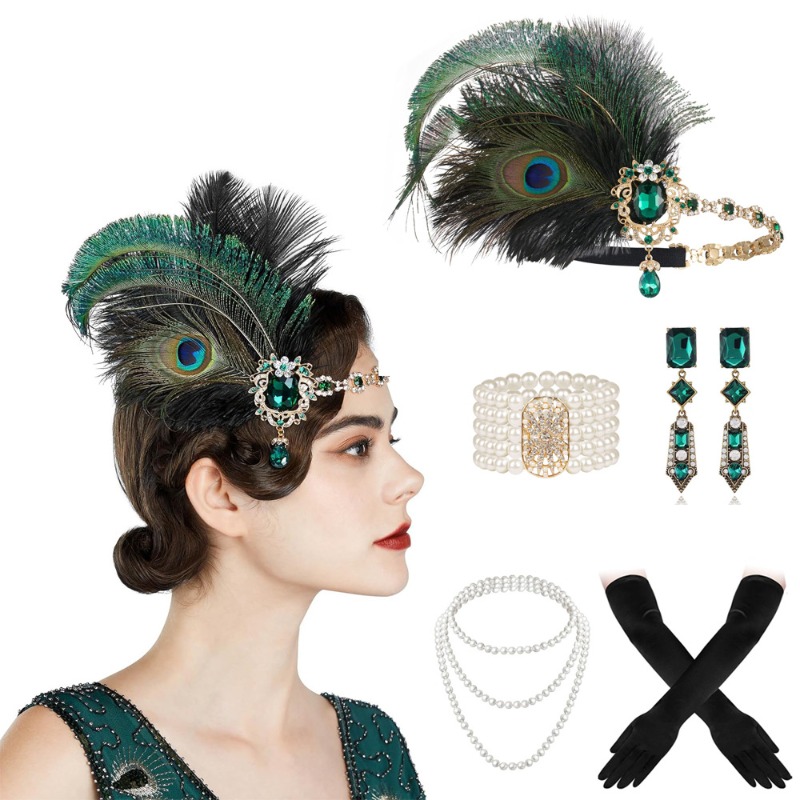 Women'S Fashion Roaring 20S - Набор аксессуаров для хлопушек, костюм Великого