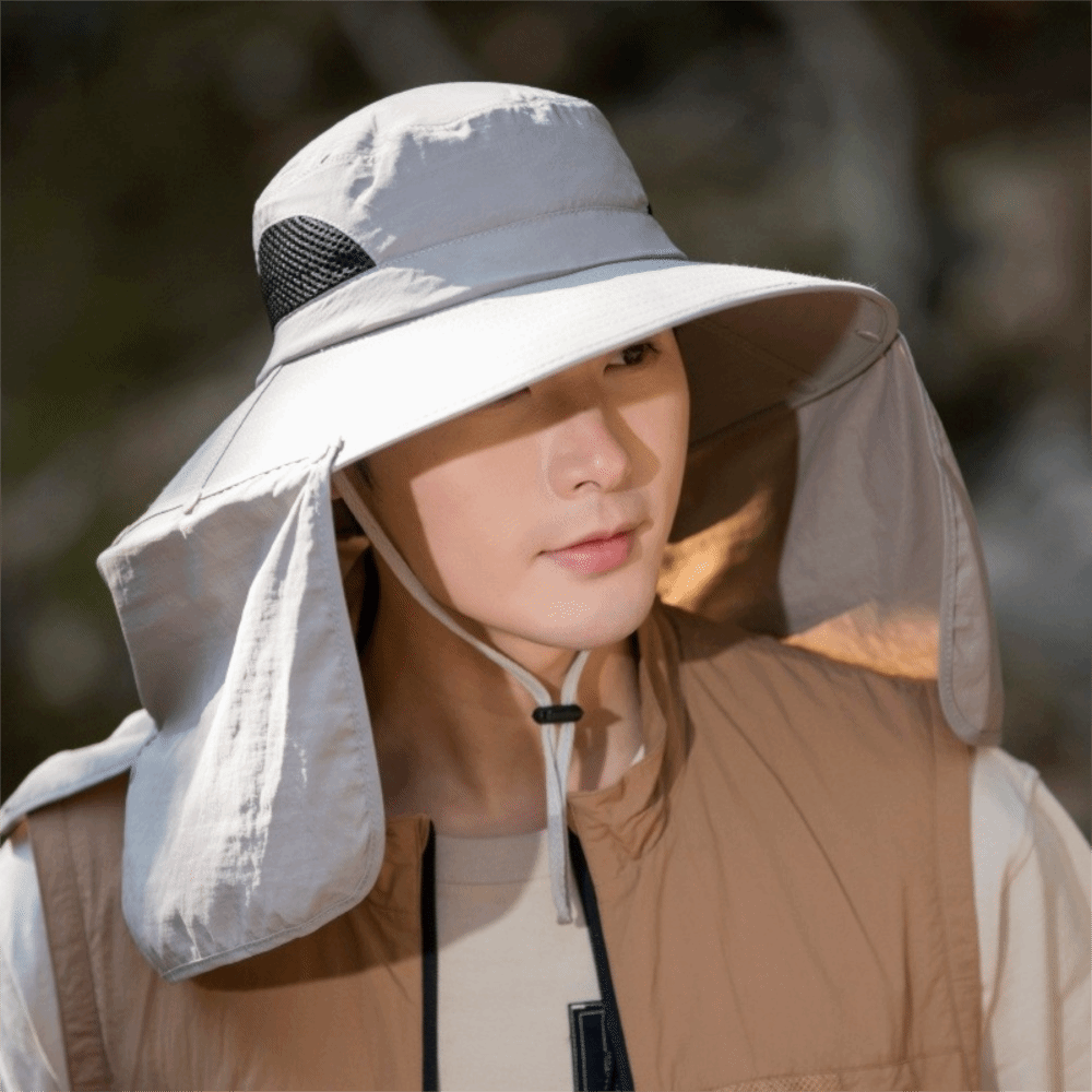 Women Fashion Hats - Модная тканевая мужская солнцезащитная шляпа с