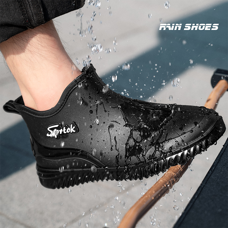 Women'S Fashion Rain Boots - Модные короткие непромокаемые сапоги для взрослых,