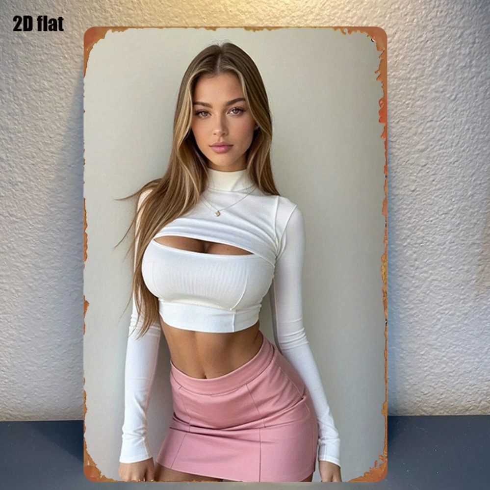 Women'S Fashion Vogue - Металлическая настенная табличка Vogue: 8x12 дюймов,