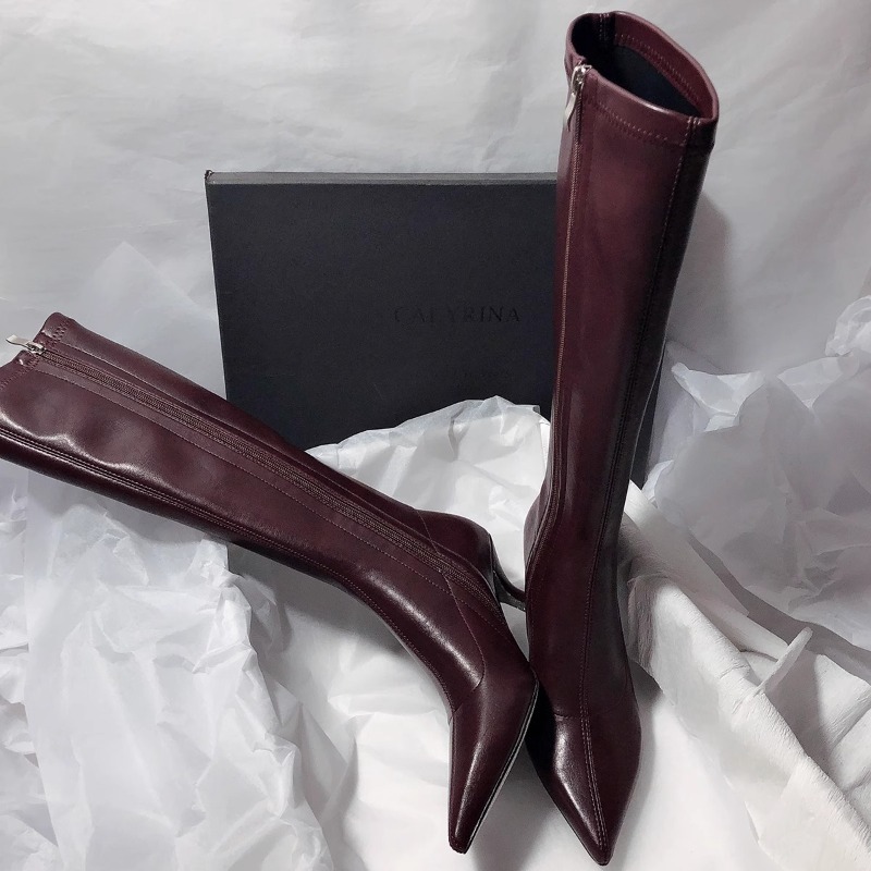 Women'S Fashion Knee High Boots - Новые осенние модные ботинки до колена