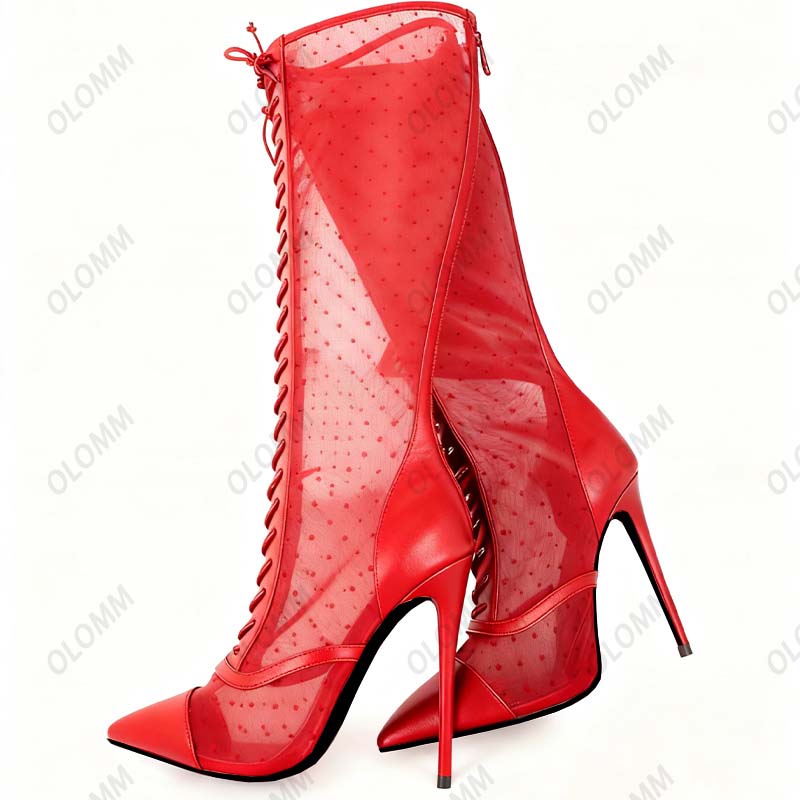 Olomm Artisan Сапоги из прозра – обзор и цена Women'S Fashion Knee High Boots