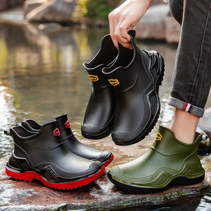 Модные короткие резиновые сапо – обзор и цена Women'S Fashion Rain Boots
