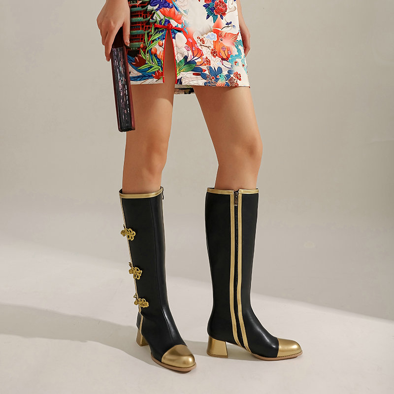 Модные сапоги до колена большо – обзор и цена Women'S Fashion Knee High Boots