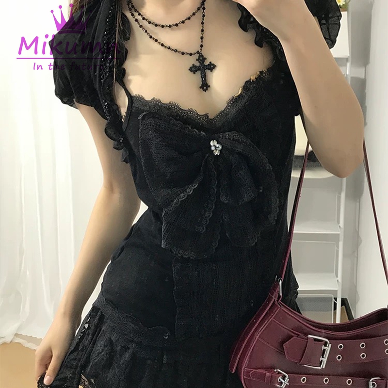 Комплект из 3 предметов в готи – обзор и цена Lace Trim Cami