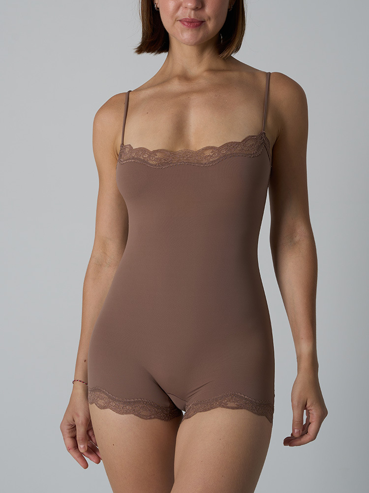 Комбинезон-боди с кружевной от – обзор и цена Lace Trim Cami