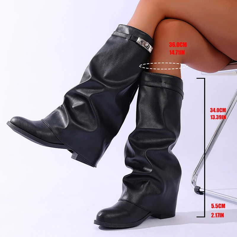 Брендовый дизайн, черные сапог – обзор и цена Women'S Fashion Knee High Boots