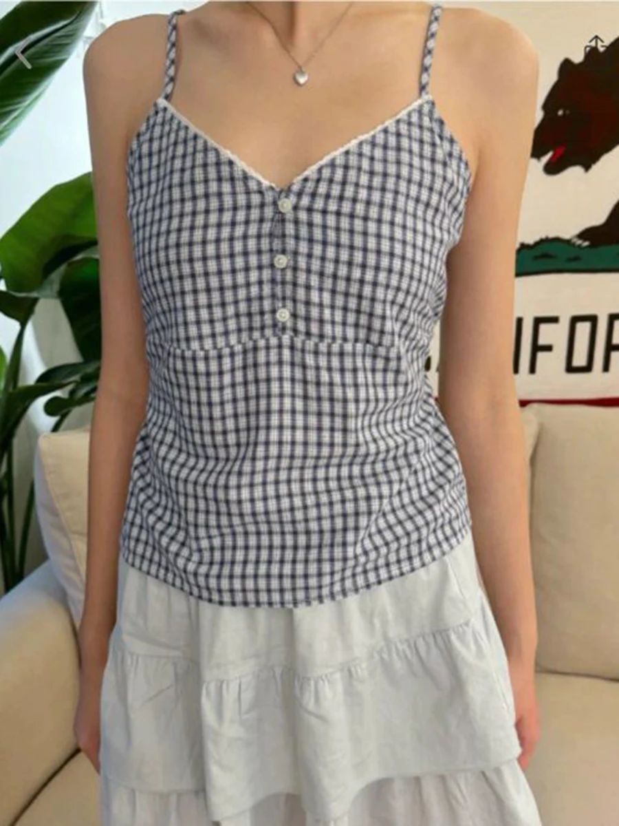 Женский винтажный комплект из  – обзор и цена Lace Trim Cami