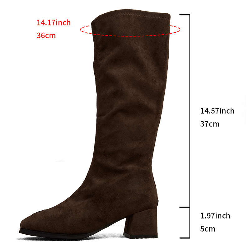 Модные черные сапоги до колена – обзор и цена Women'S Fashion Knee High Boots