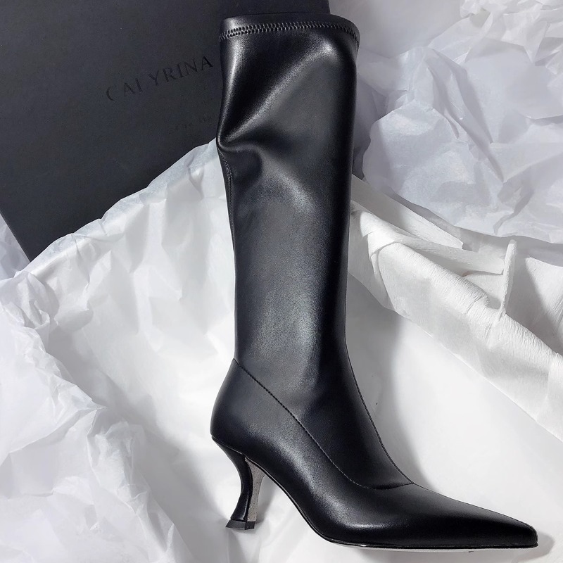 Осенние новые модные ботинки н – обзор и цена Women'S Fashion Knee High Boots
