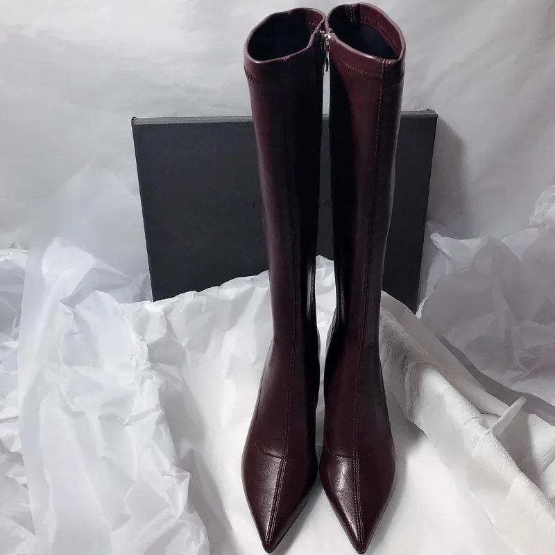 Новые осенние модные ботинки д – обзор и цена Women'S Fashion Knee High Boots